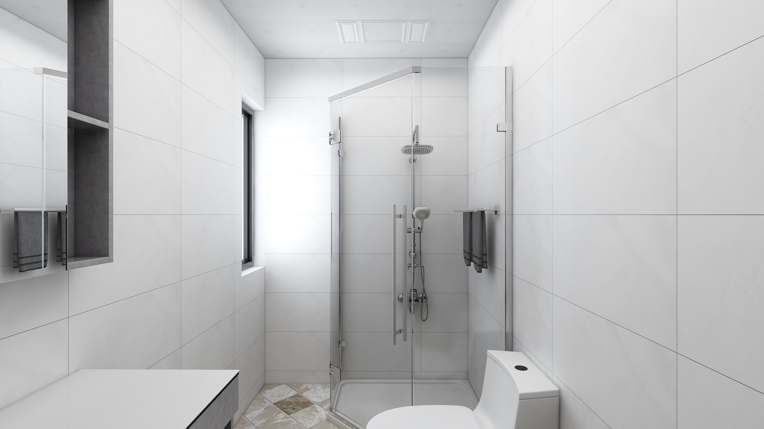 刘泽-简约黑白灰-装修设计方案