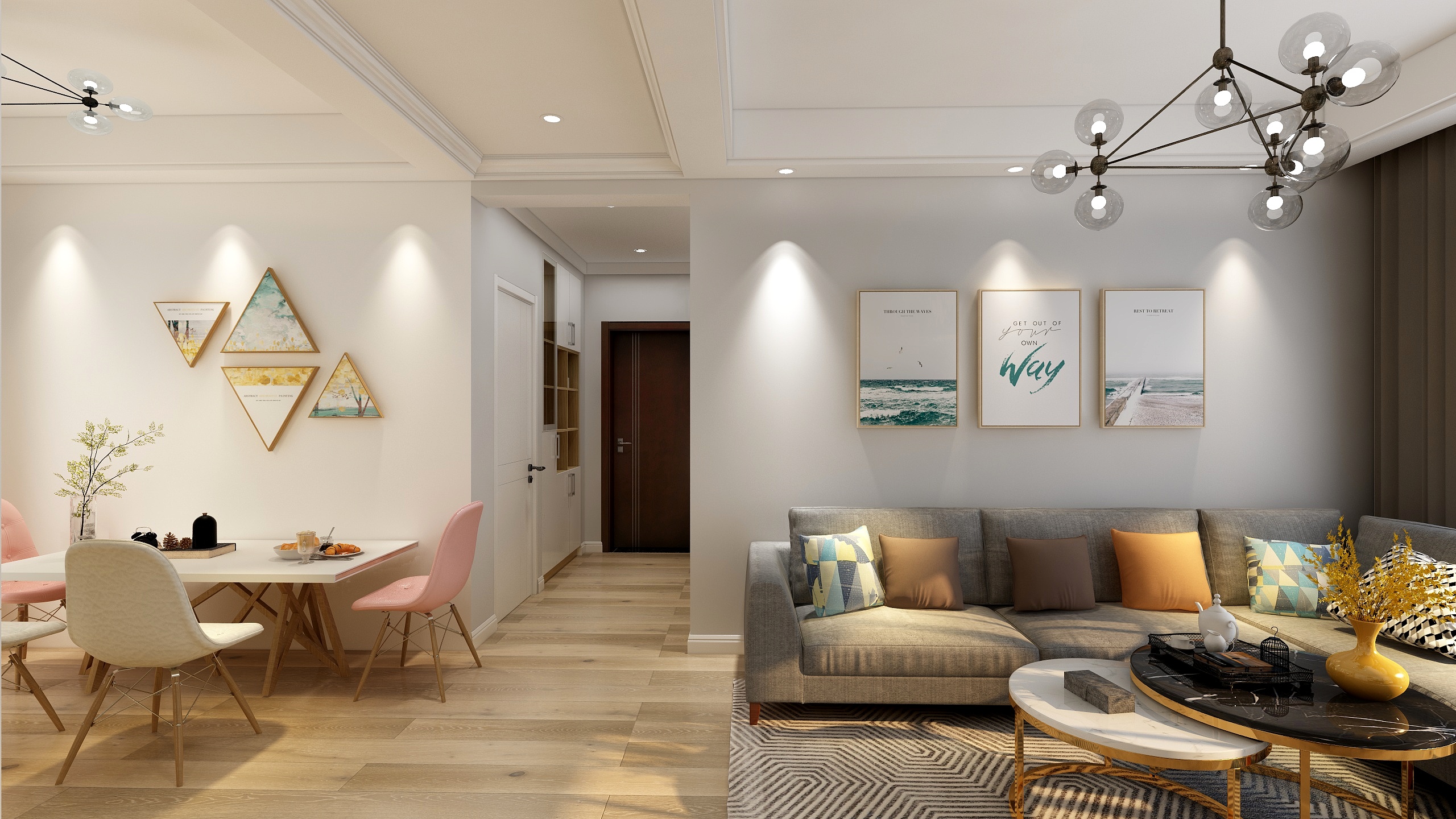 恒信远程装饰-美景110北欧-装修设计方案