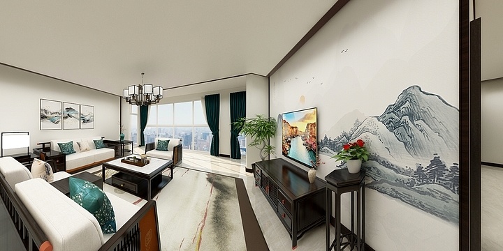 威海久典家具gWFT-200平全案图-装修设计方案