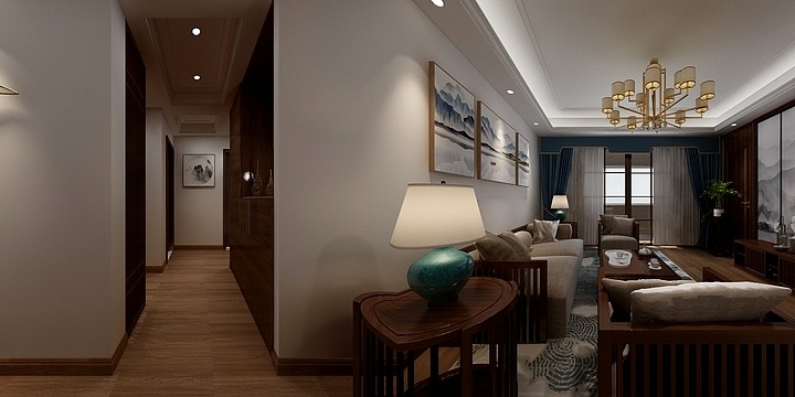 KKAI设计-鼎天——新中式-装修设计方案