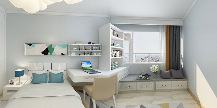 墨书空间设计-东方名城7栋01户型.-装修设计方案