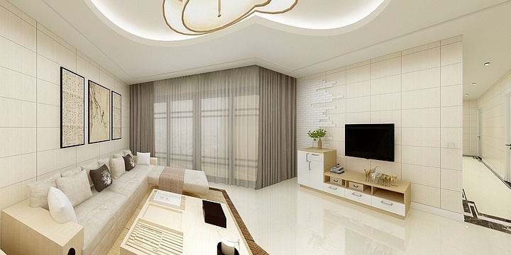 但愿长醉不愿醒-中洲中央公园现代风格-装修设计方案