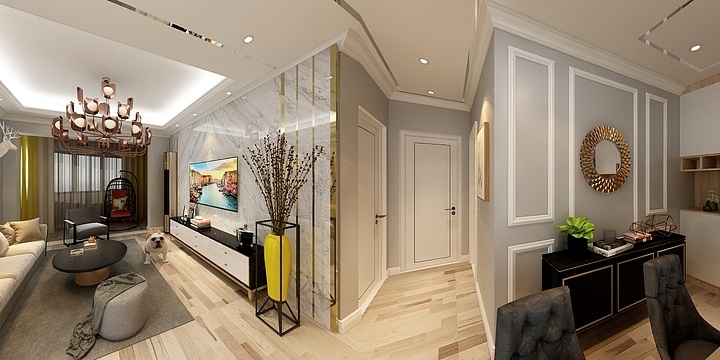 星河设计章旭-红树湾Ⅲ·轻奢公馆-装修设计方案