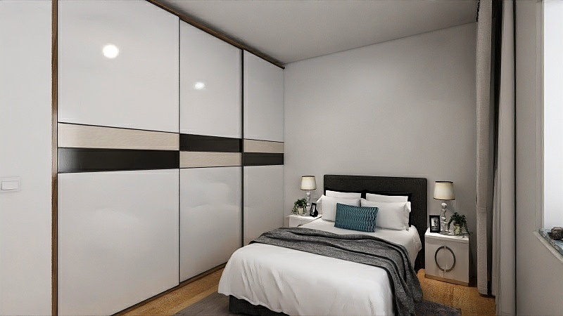 易彭装修有限公司-港利上城国际101.60㎡D户型3室2厅1卫1厨-副本-装修设计方案