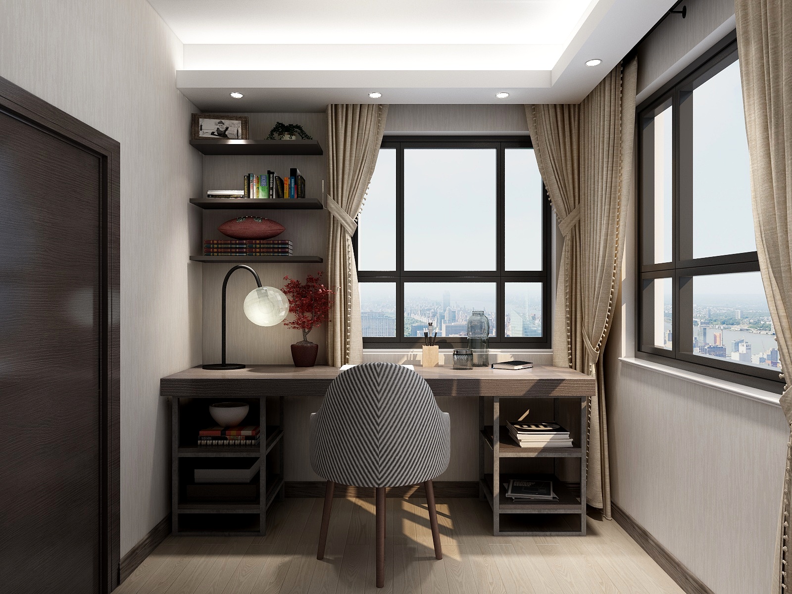 全屋定制阿德-123方新中式三居装修效果图