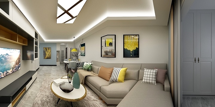 乙丙丁室内设计俱乐部-学府澜湾108.00-装修设计方案