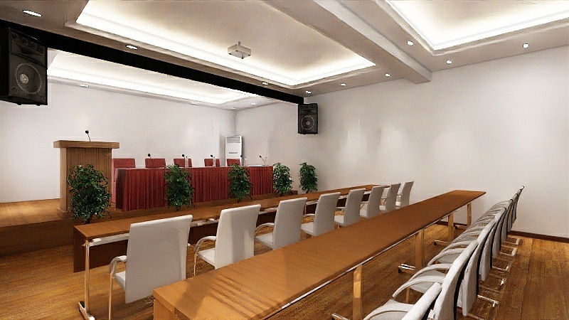 玖玺空间-曹坪中学党员活动室方案1-装修设计方案