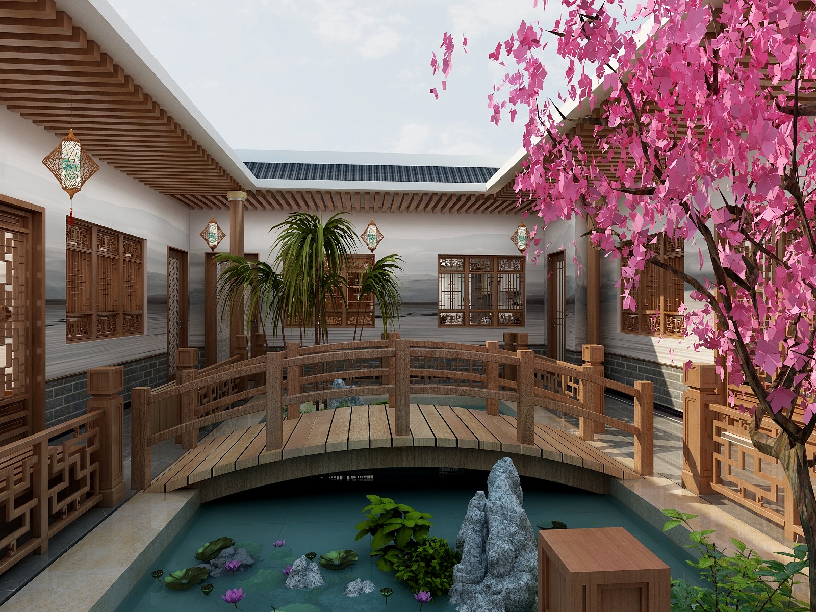 老剑设计-中式自建房-装修设计方案