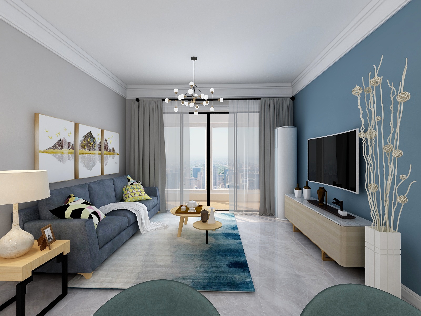 青青设计-赵先生效果图-装修设计方案