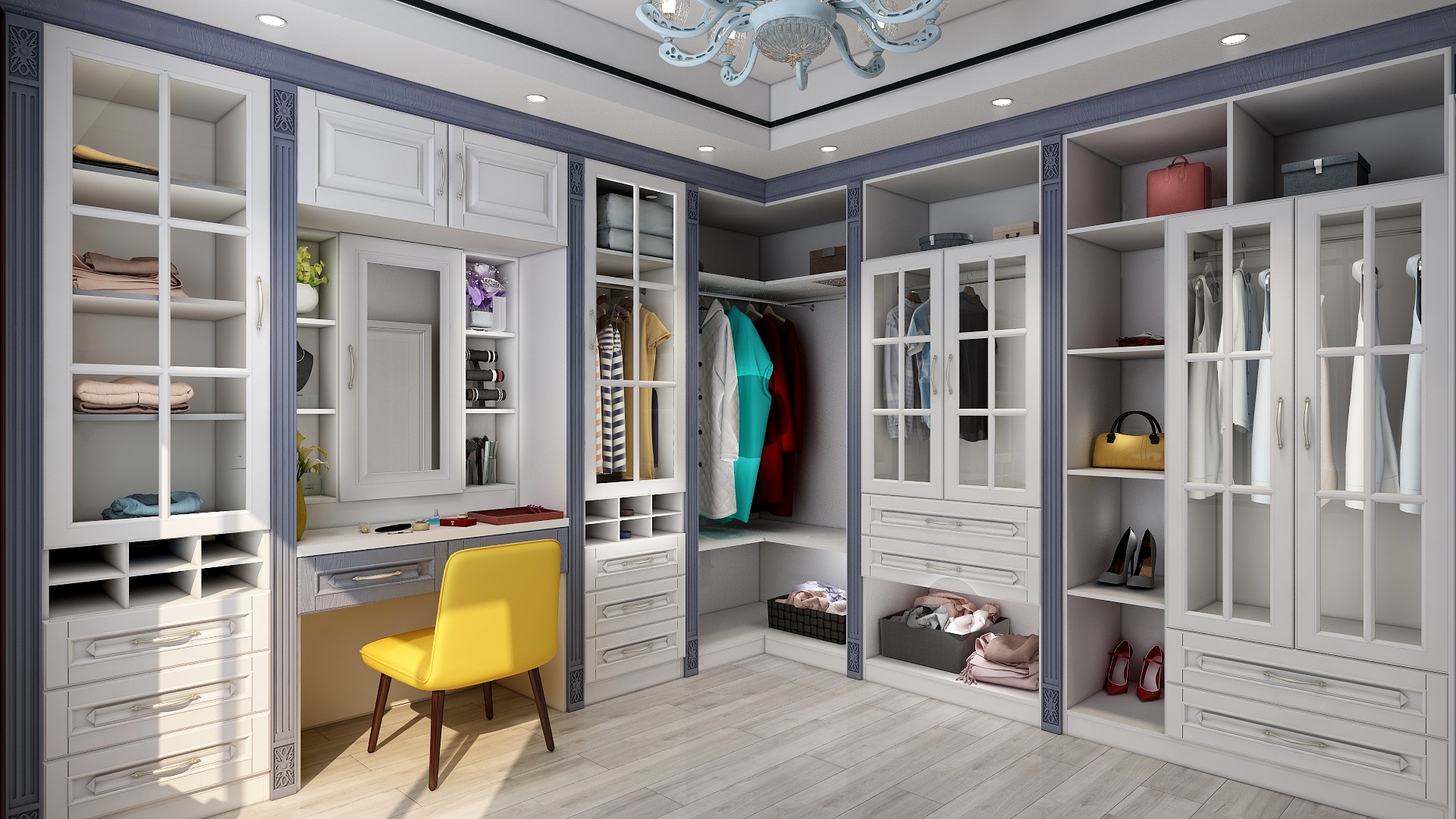 普翠18314465385-衣帽间临摹-装修设计方案