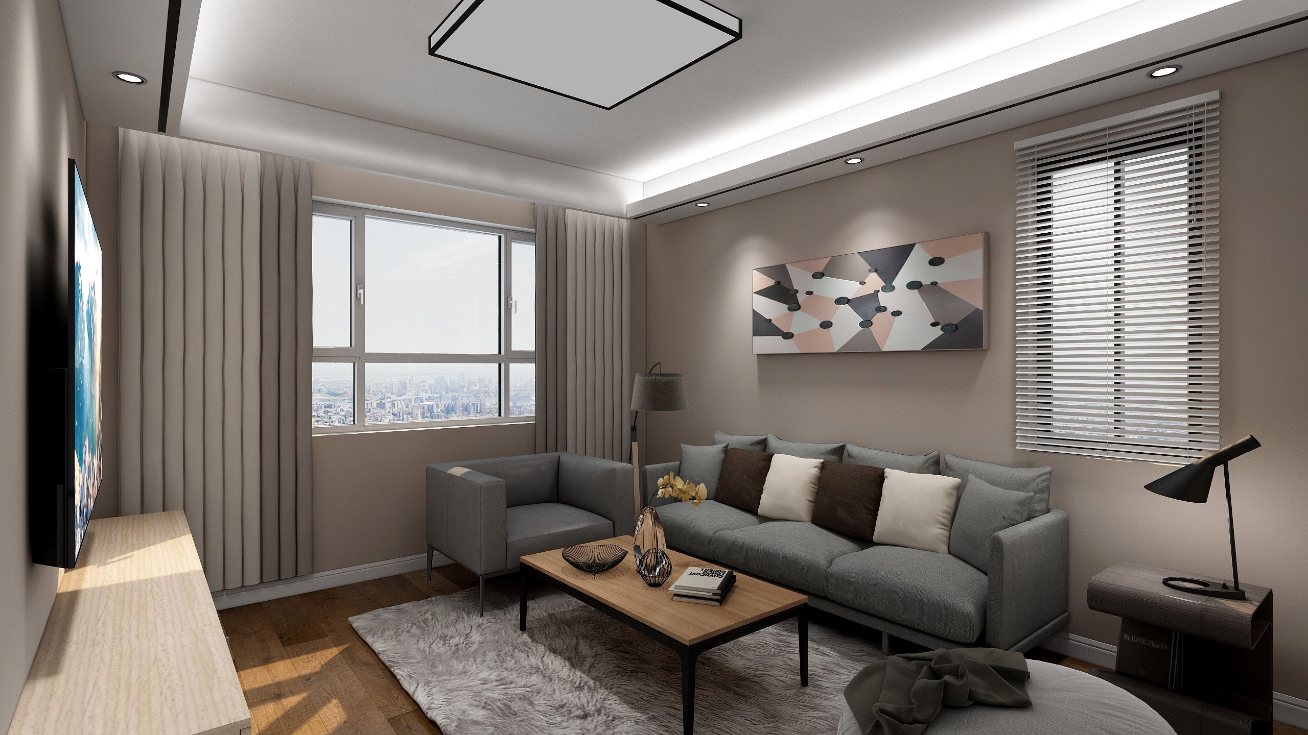 杨光军-现代风格-装修设计方案