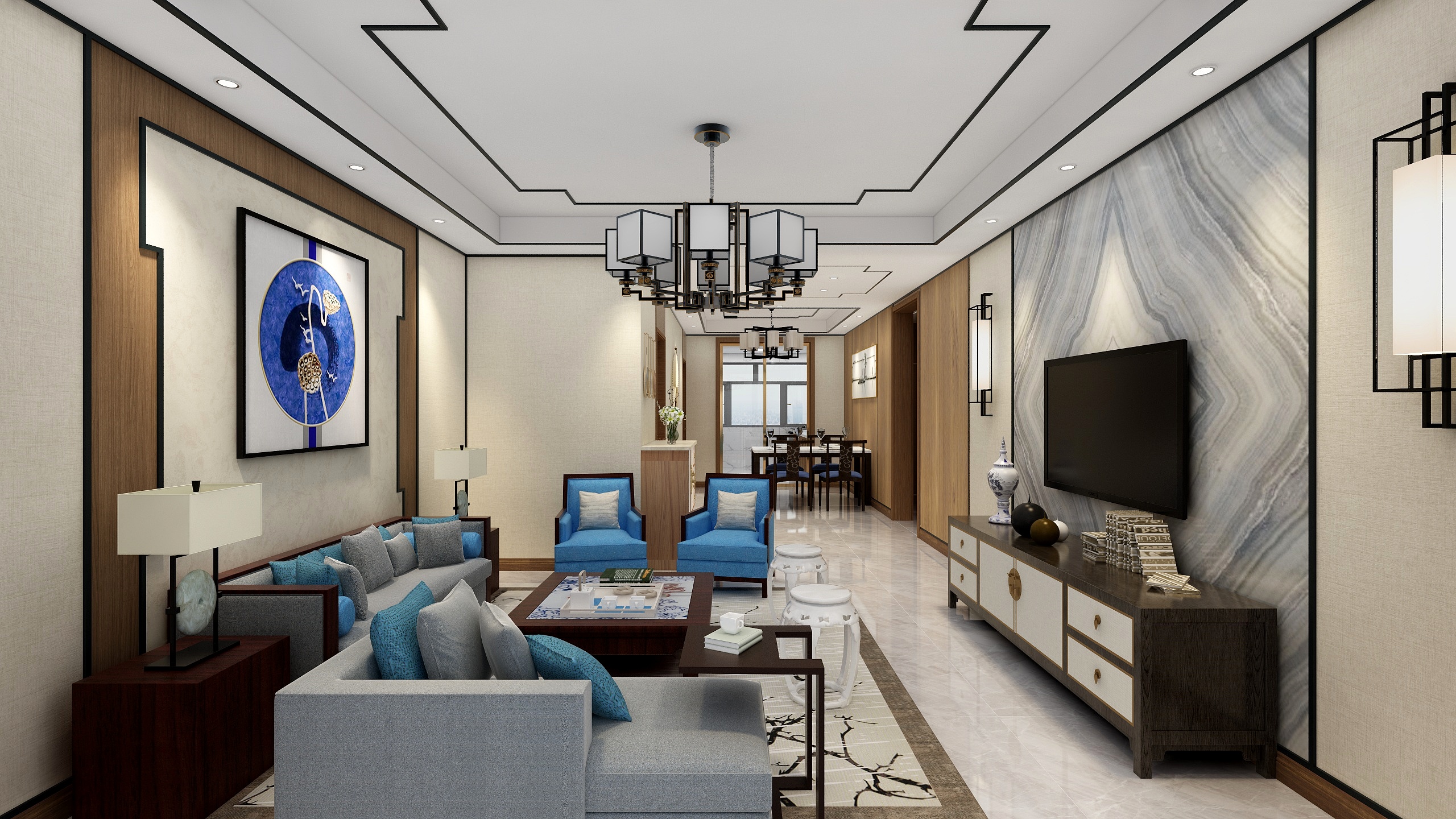 云野空间-新中式-装修设计方案