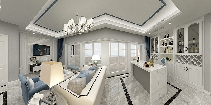 室内设计J-红豆首府132单元401室-装修设计方案