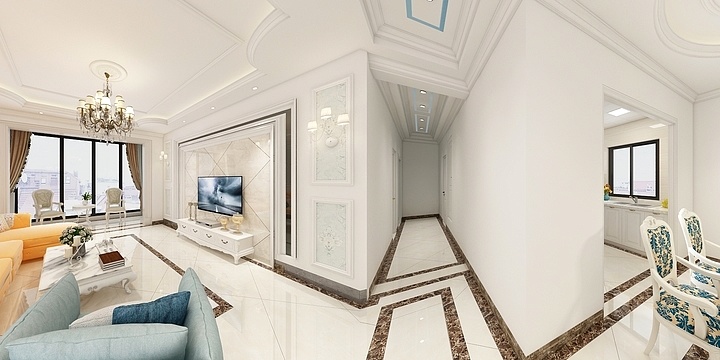 ~*独步天涯*~-一套小简欧！-装修设计方案