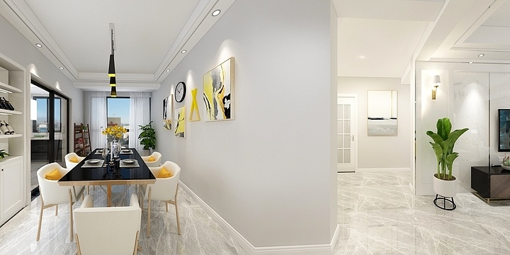 孩纸般小浪漫-融汇领域4-1-501-装修设计方案