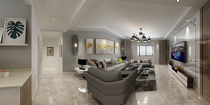 设计师李兵-米拉春天140张-装修设计方案