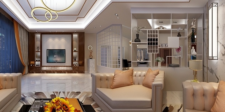 一号公馆设计事务所-二中对面余总自建房二次改造现代风-装修设计方案