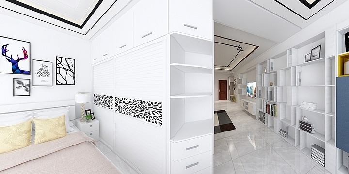 大王椰设计-二栋私人房二楼-装修设计方案