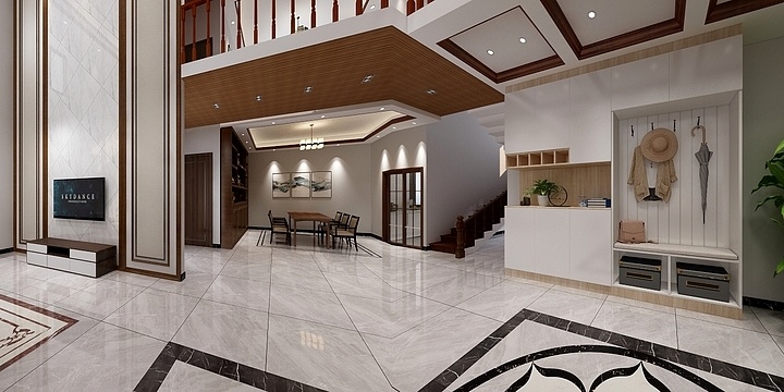 武定特地负离子瓷砖-万德别墅-1-装修设计方案