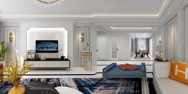 好设计找强哥-翰林院一期赛北轻奢-装修设计方案