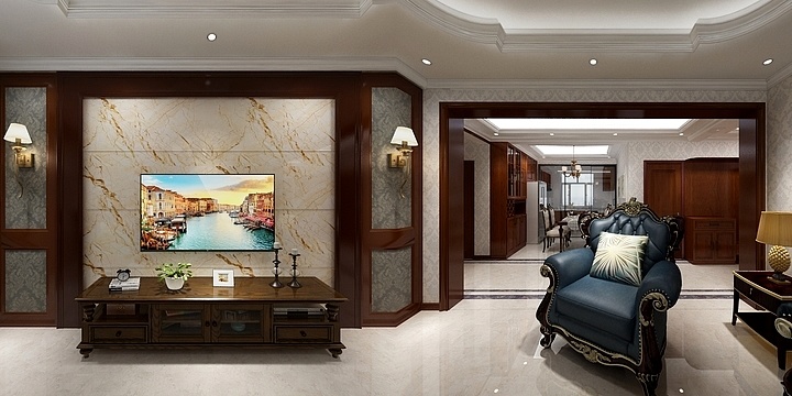 陌pCAb-香檀3-1-803-装修设计方案