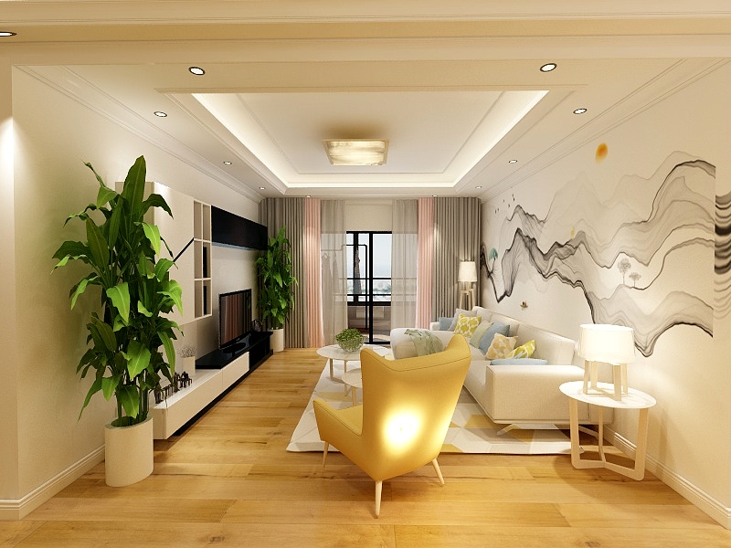 小席丶室内设计-幸福港湾10-2201-装修设计方案