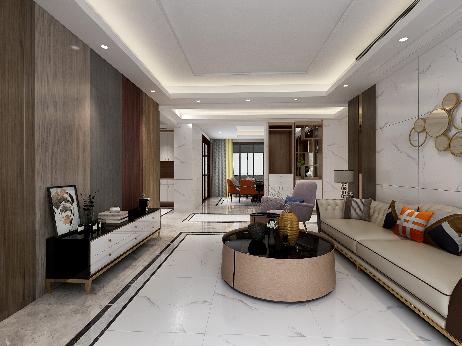 吴晓辉-绿创山语城黄府-装修设计方案