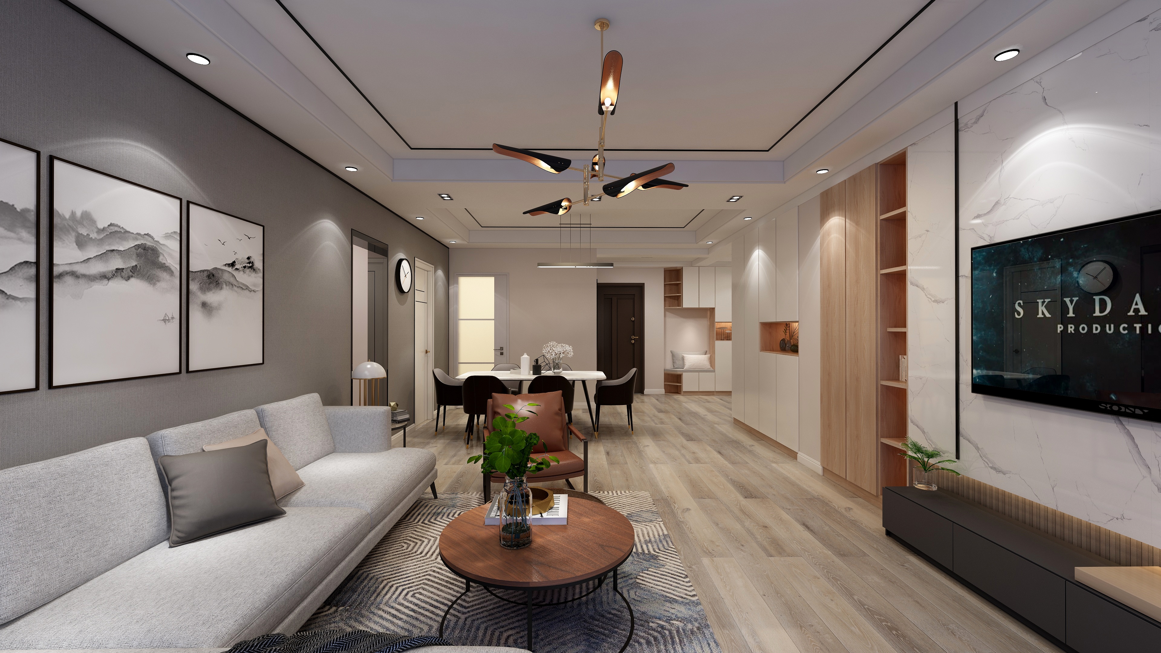 子粲-现代简约装修效果图