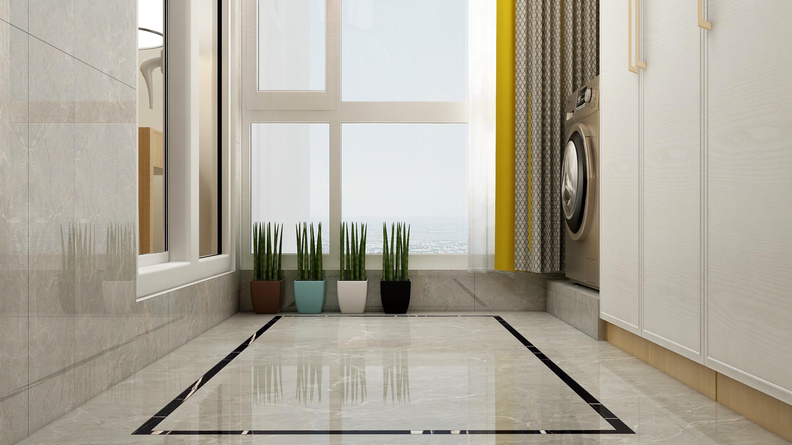 装修设计陈先生-《稻香》现代简约（时尚轻奢）一层洗衣房装修效果图第2张