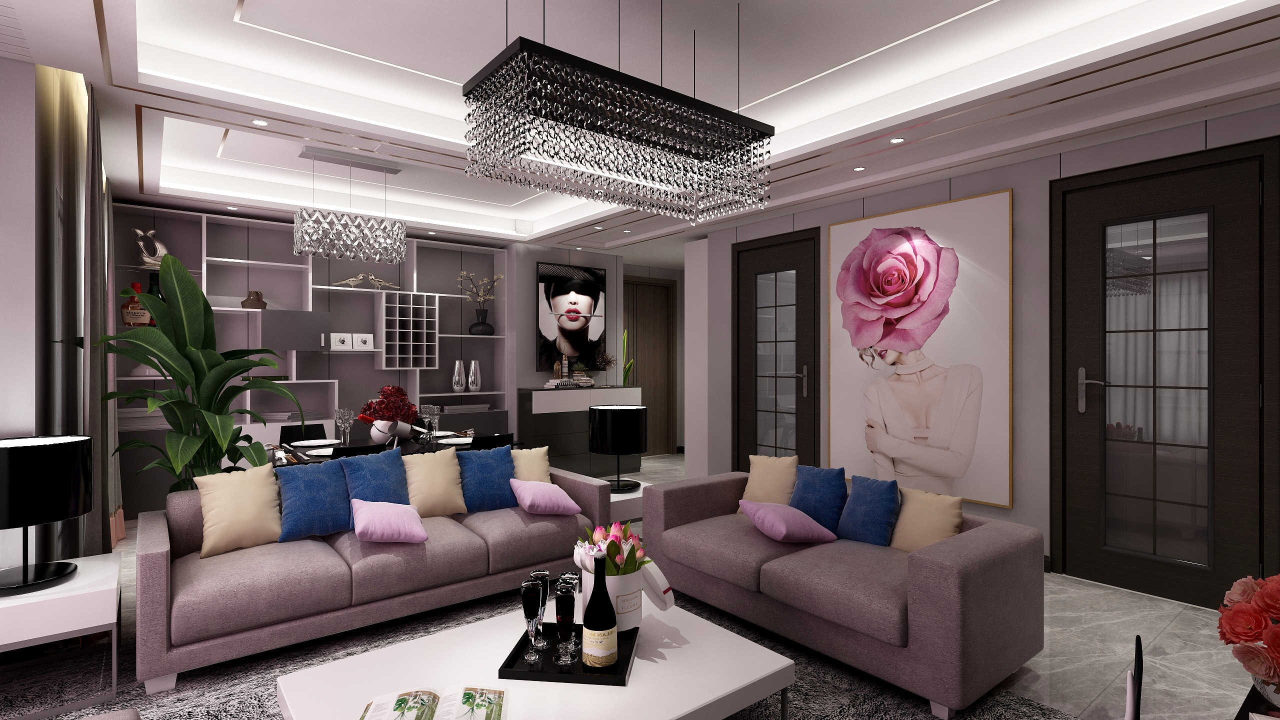 四川遥想未来科技有限公司-子龙晨园-现代轻奢-装修设计方案