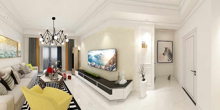 王政设计师-鑫苑名家黄美女-装修设计方案