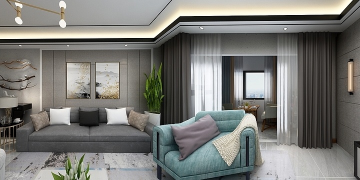 玖月设计工作室-麒麟湾--装修设计方案
