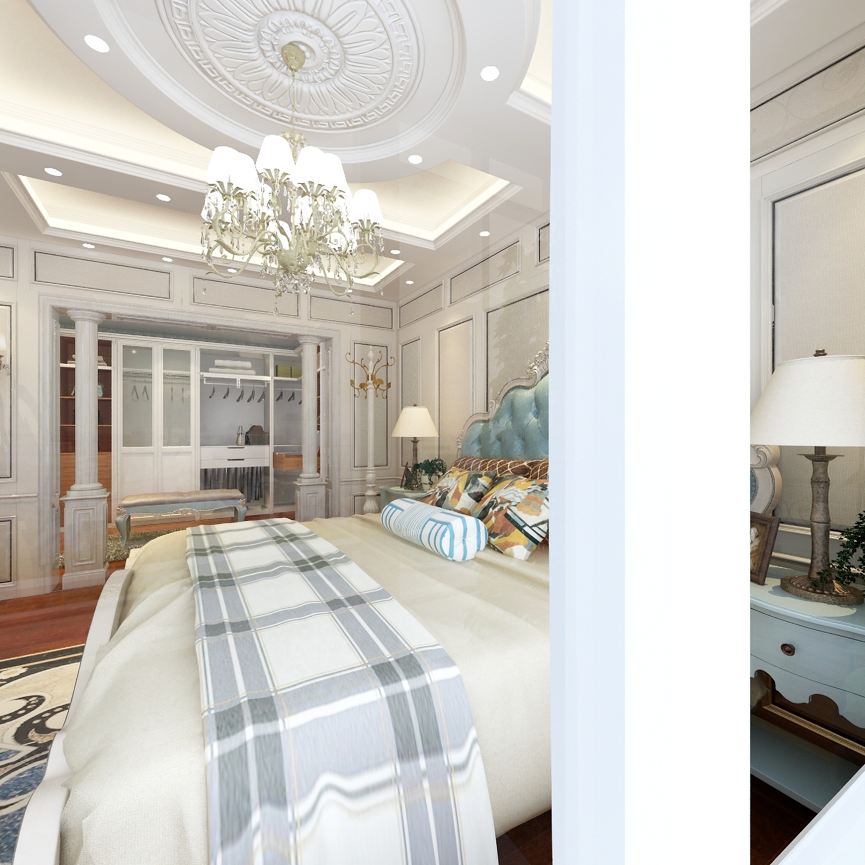 卡班-别墅-欧式二层阳台装修效果图第3张