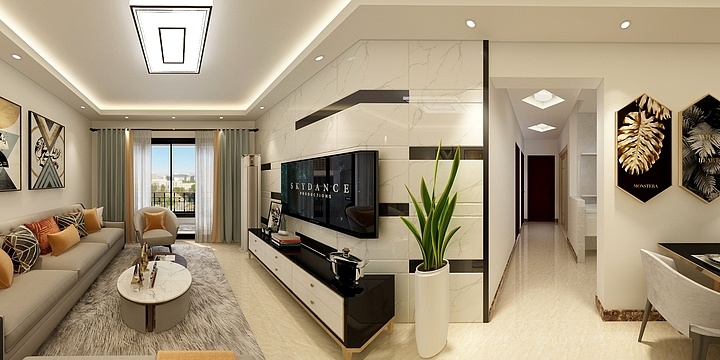 Lulu高级定制-东方城市花园黎姐雅居-改-装修设计方案