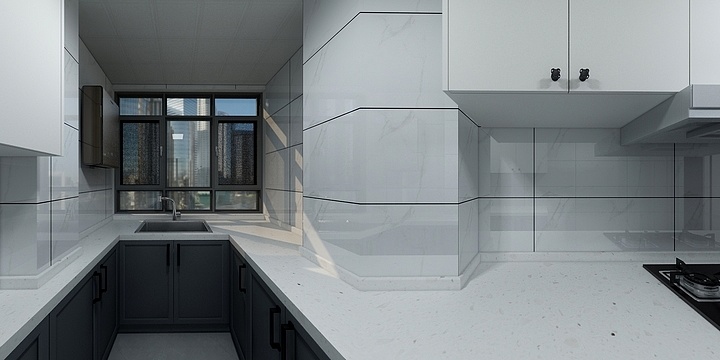 新疆百姓缘装饰-105方新中式三居-装修设计方案