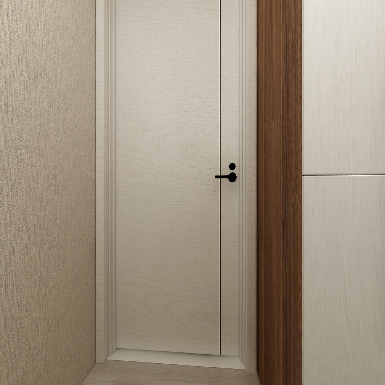 装修设计陈先生-《稻香》现代简约（时尚轻奢）一层衣帽间装修效果图第3张