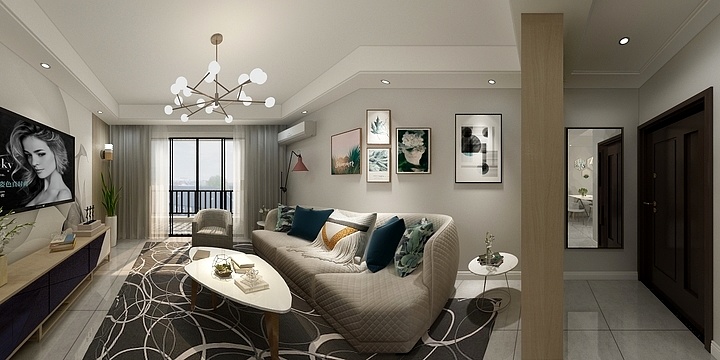 张家荣-金珠花园501北欧-装修设计方案