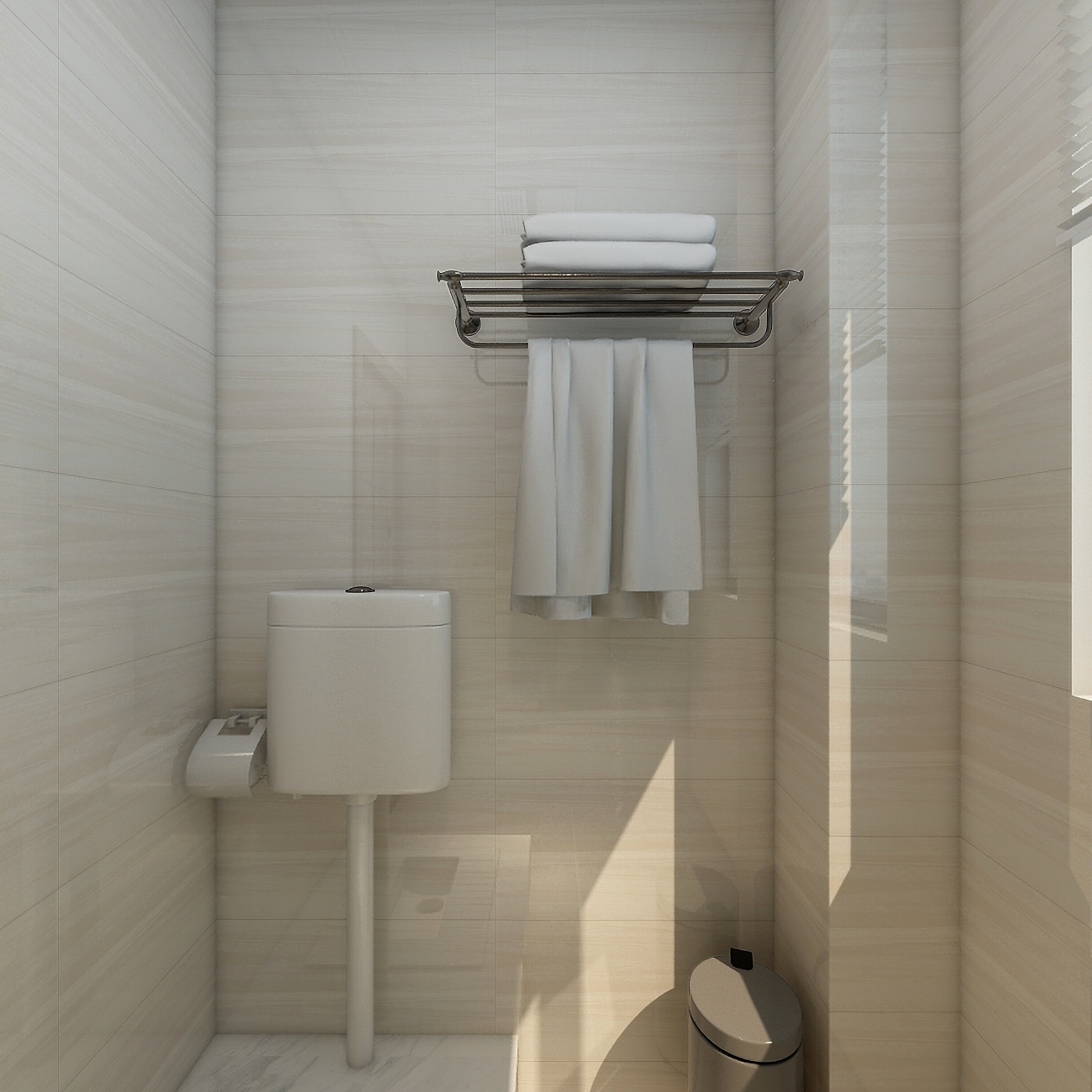 李立猛-新中式三居室一层公卫装修效果图第3张