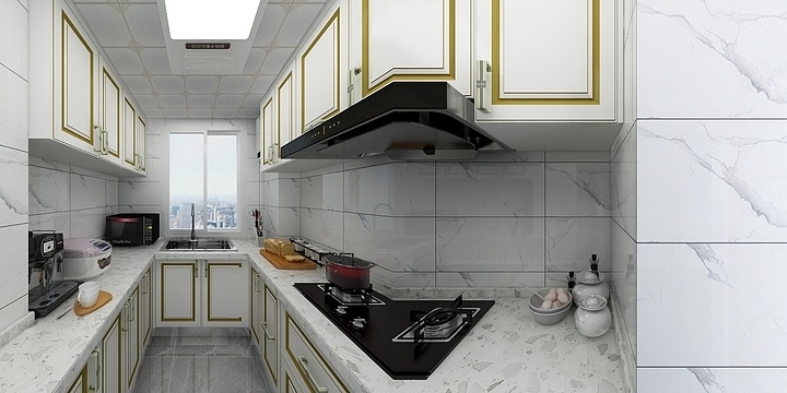 天天定制-大华铂金瑞府2802定制橱柜-装修设计方案