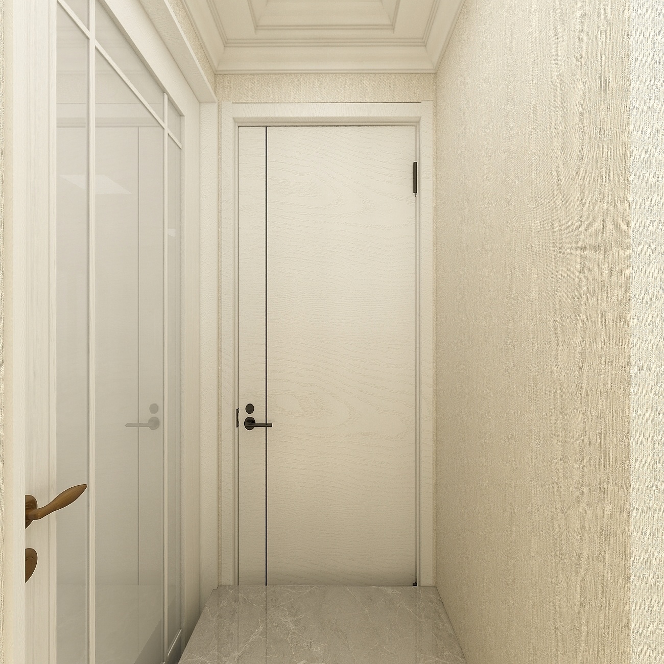 装修设计陈先生-《稻香》现代简约（时尚轻奢）一层客餐厅装修效果图第5张