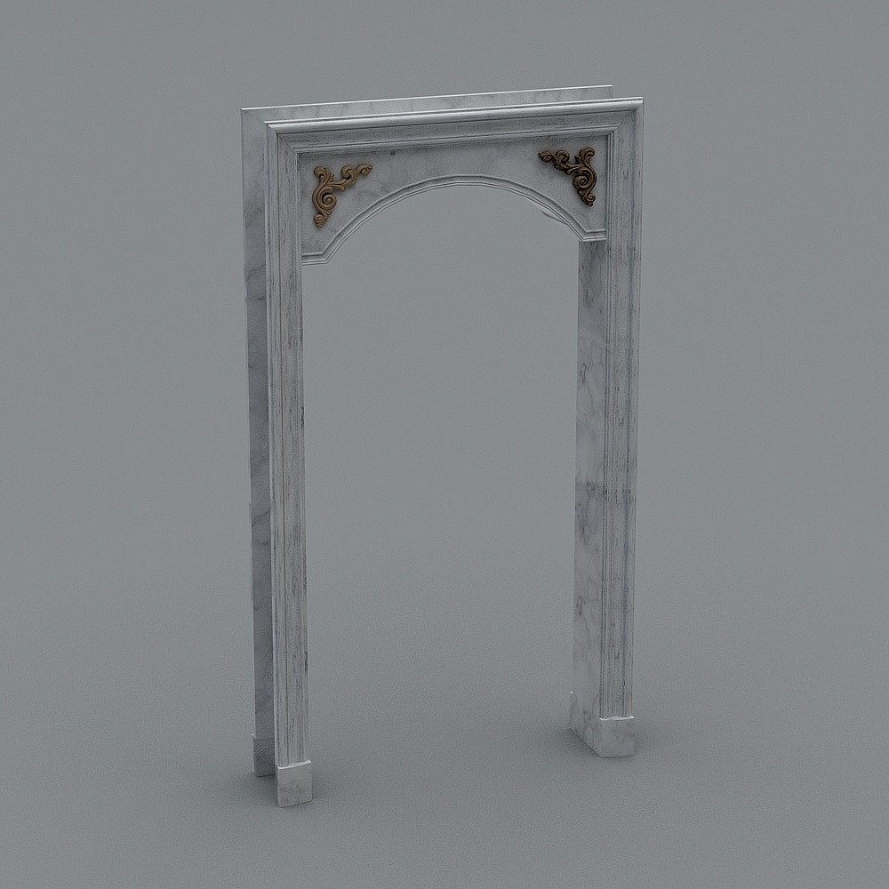 120双面套(底座高套）弧型3D模型