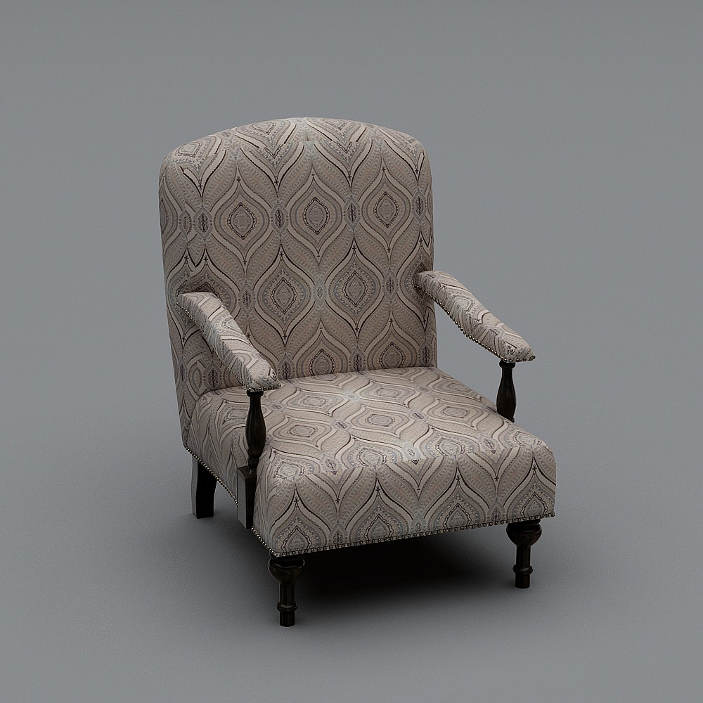 4011074爱尔兰休闲椅3D模型