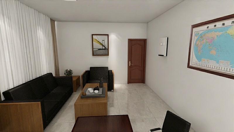 瑾澜智能空间全案设计-副总办公室-装修设计方案