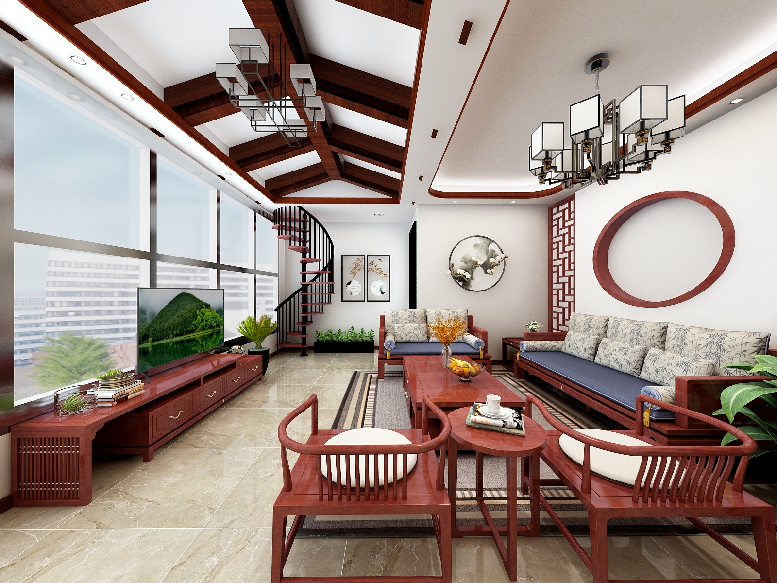 高小雄-凯利和·新中式-装修设计方案