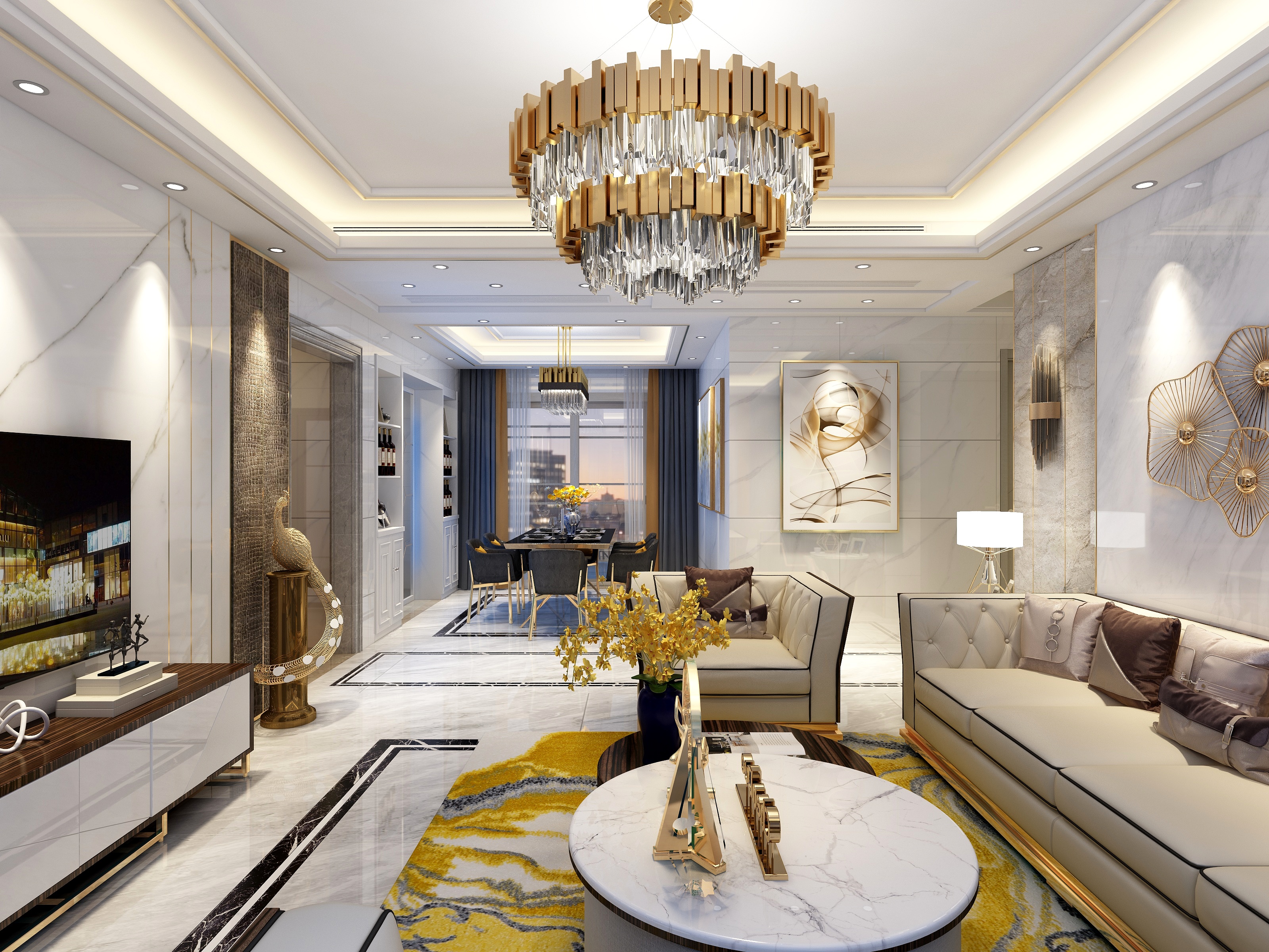 德国芬迪-中央观邸黎总-装修设计方案