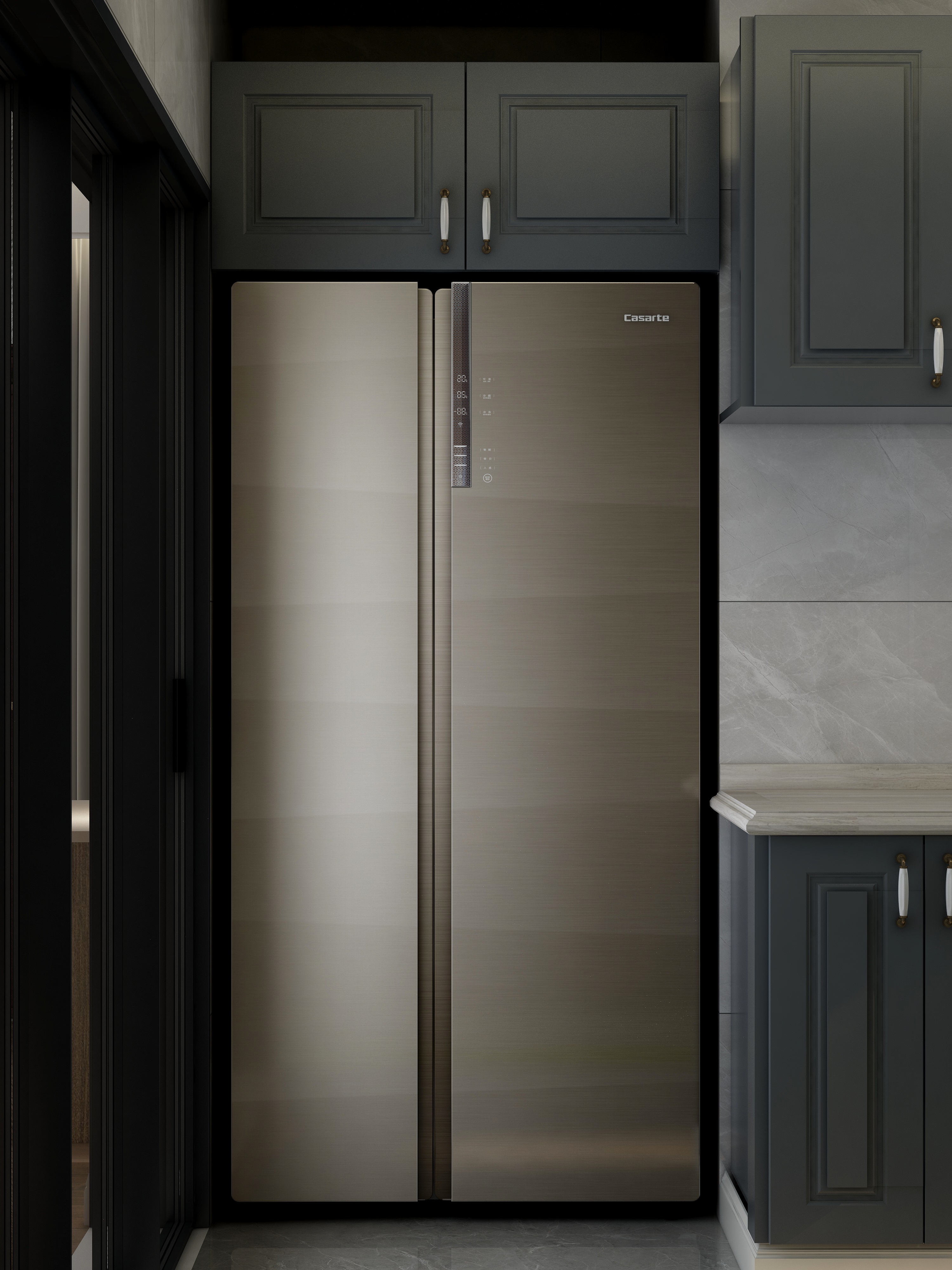 壹帆德品-东郡-80㎡小高层标准层装修效果图