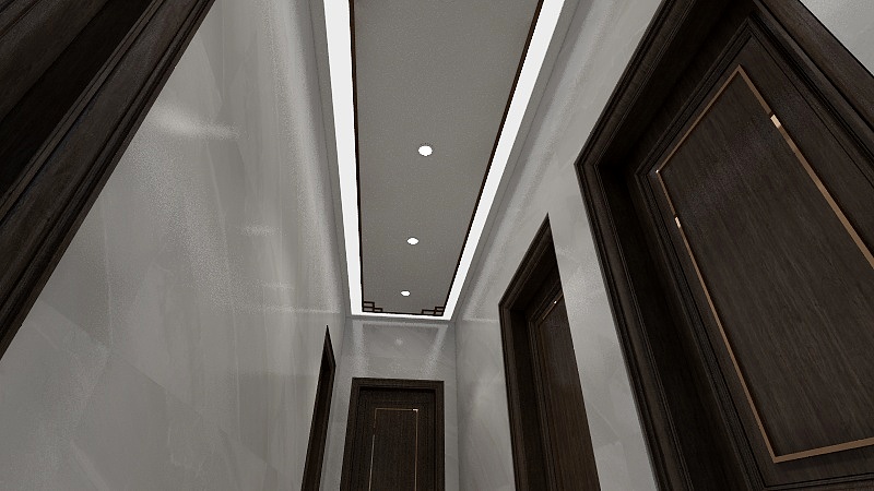 kwok是郭-中海寰宇13座1801房V新中式-装修设计方案