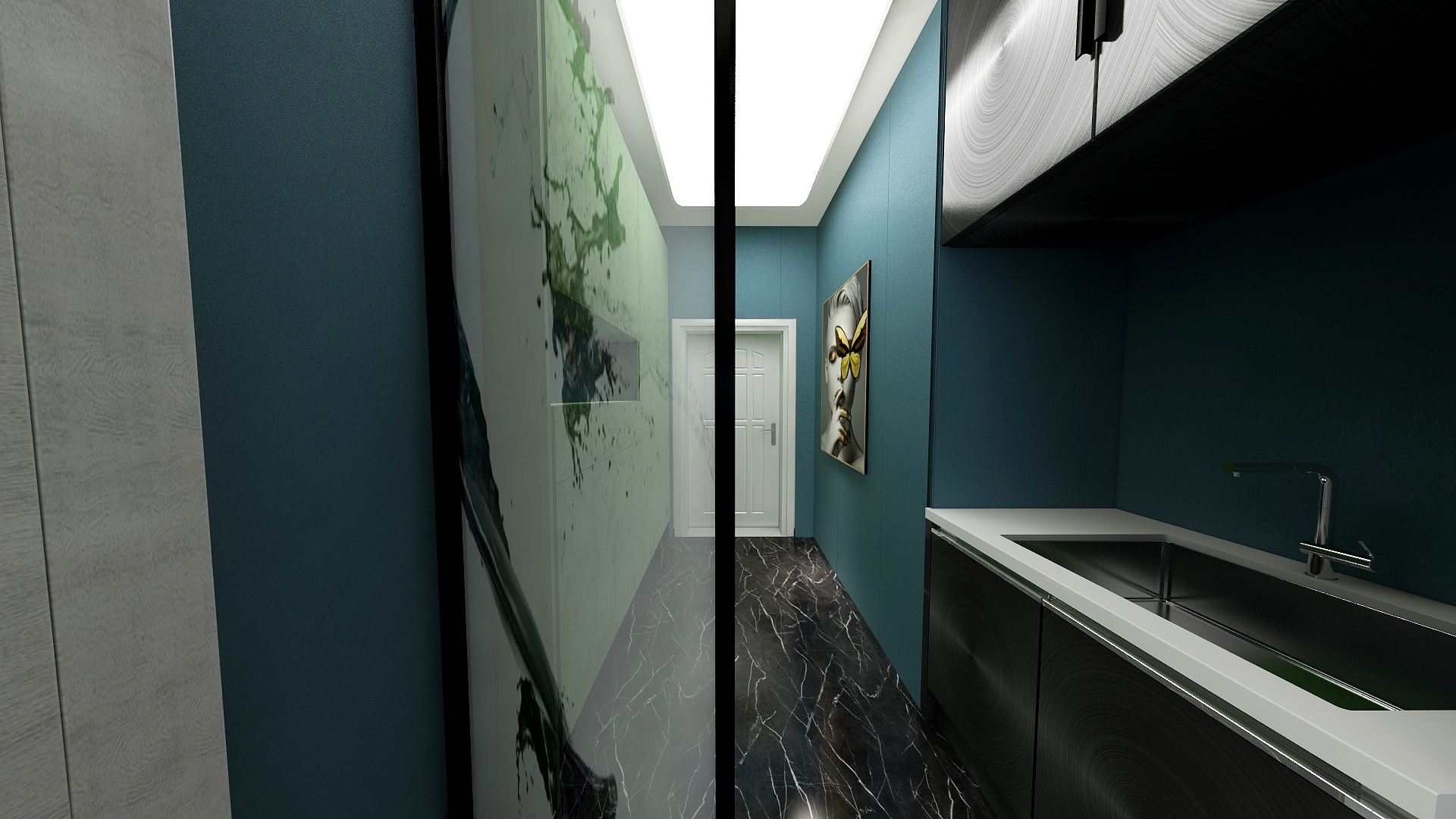 176****7776CLLw-晶融汇68.11㎡A1户型1室1厅1卫1厨--副本-装修设计方案