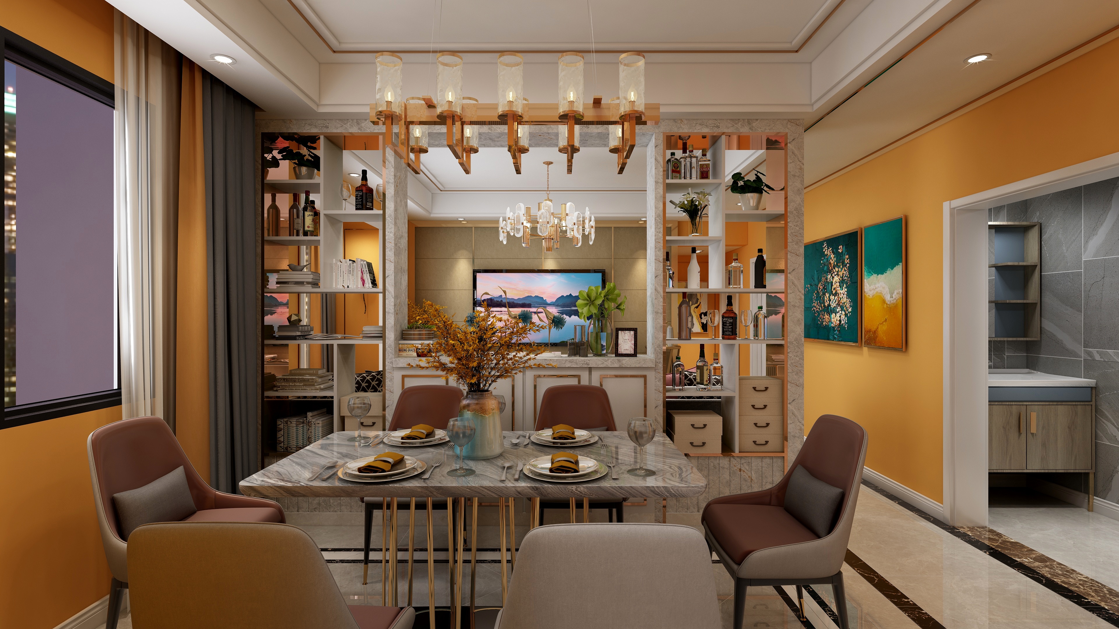 何重东-杨坝小院装修效果图