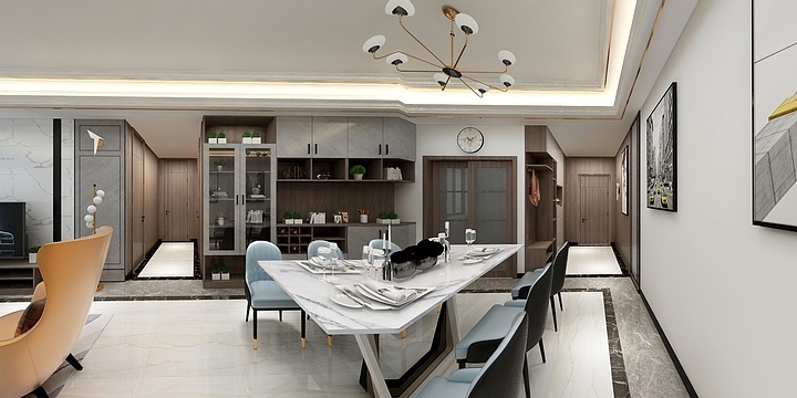 新橙2-现代-装修设计方案